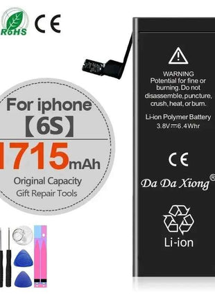 High Capacity Battery For iPhone 4 4S 5 5S 5C SE 2020 6 6S 7 8 SE2 Plus X XR XS 11 Pro Max Mobile Phone Pack New 0 Cycle Seal
