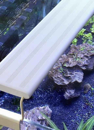 Aquarium LED Light Super Slim Fish Tank Aquatic Plant Grow Lighting Waterproof Bright Clip Lamp Blue LED 18-72cm for Plants 220v