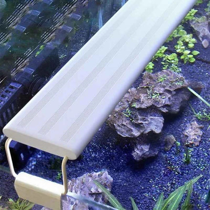 Aquarium LED Light Super Slim Fish Tank Aquatic Plant Grow Lighting Waterproof Bright Clip Lamp Blue LED 18-72cm for Plants 220v