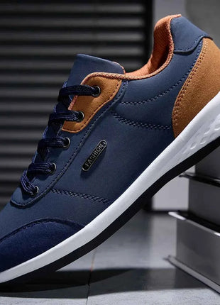 New Men Shoes Spring Autumn Waterproof Walking Sneakers Leisure Male Leather Sports Shoes Non-Slip Footwear Tennis for Men