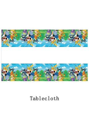 Forniture per decorazioni per feste di compleanno a tema Pokemon Cartoon Pokemon Go Stoviglie Tazze Piatti Palloncino Pikachu per bomboniere per baby shower