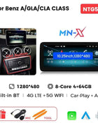 8 Core Android 14 Auto Radio Wireless CarPlay For Mercedes-Benz A-Class W176 GLA X156 CLA C117 DSP GPS 4G WIFI Multimedia Player