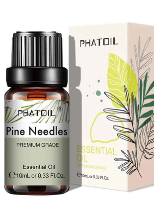 PHATOIL Natural Plant Essential Oil 10ml Eucalyptus Lavender Bergamot Vanilla Peppermint 1PCS Aroma Essential Oils For Diffuser