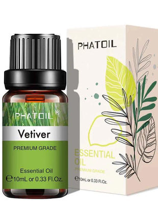 PHATOIL Natural Plant Essential Oil 10ml Eucalyptus Lavender Bergamot Vanilla Peppermint 1PCS Aroma Essential Oils For Diffuser