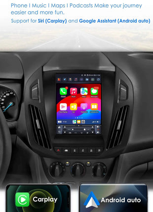 360Camera 9.7inch 2 DIN Android 13 Car Radio for FORD Transit /Tourneo Connect 2013-2018 Car Multimedia Stereo Carplay Autoradio
