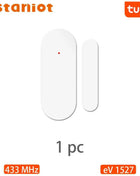 Staniot Tuya 433Mhz Home Alarm System Automatic Sensor Smart Wireless Door and Window Detectors Door opening/closing code