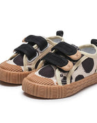 Toddler Shoes for Girls Boys Canvas Shoes with Soft Sole Non-Slip Letters Children Casual Shoes Kids Tenis Breathable Versatile Sneakers