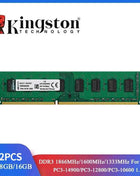 1/2PCS Kingston RAM DDR3 Memoria 8GB 4GB 1333 1600MHz 1866MHz PC3-10600 PC3-12800 PC3-14900 for Desktop Computer Memoria Module