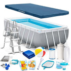 Piscina fuori terra con struttura 400x200x122 cm 18 in 1 INTEX 26790