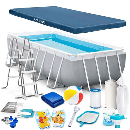 Piscina fuori terra con struttura 400x200x122 cm 18 in 1 INTEX 26790