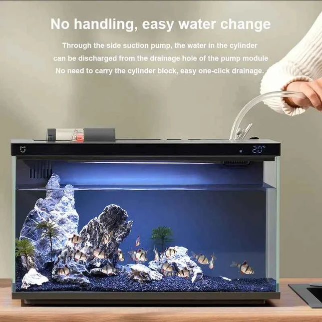 NEW MIJIA Smart Fish Tank MYG100 Work With Mijia APP Mobile Controlled Remote Feeding Smart Lighting System Light Aquarium CN