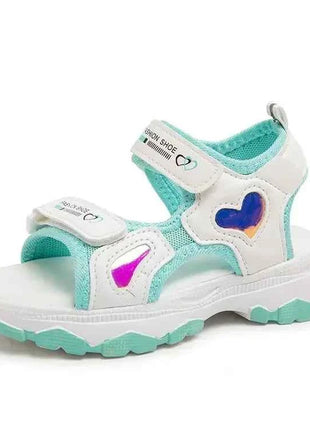 Sandali da ragazza 2025 Nuove scarpe da spiaggia principessa per bambini estivi per le vacanze Suola morbida antiscivolo Ragazze color caramello Appartamenti resistenti all'usura
