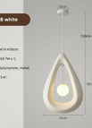 White Type B 33CM / 3 Colors light