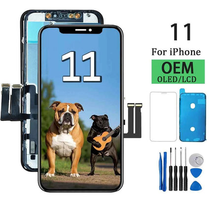 OLED Pantalla for iphone 11 LCD Display Touch Screen Digitizer Assembly for iPhone 11 LCD Screen Replacement