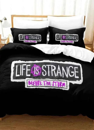 Game Life Is Strange Before The Storm Bedding Set,Duvet Cover Set,King Queen Twin Size Quilt Cover Set for Boys Girls Adult