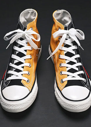 Men's Casual High-Top Sneakers Canvas Rubber School Shoes Tenis Boys Platform Sneakers Women's Shoes