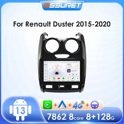 Android Car Radio Player audio for Renault Duster 2015 - 2020 wireless Carplay Android Auto 2din GPS Intelligent Multimedia DSP