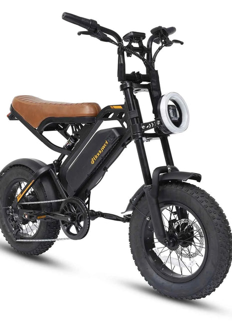 Bodywel M16 Adult ebike 250W Men's E-Mountain Bike 48V 13.5AH 16 Inch Fat Tire Off-Road Electric Bicycle UK/EU Warehouse