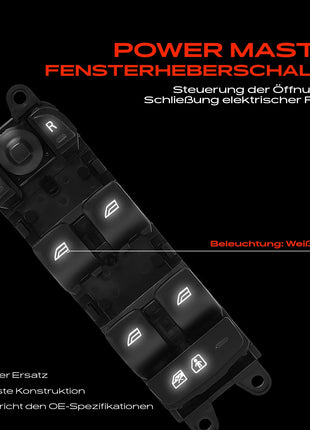 Interruttore Alzacristallo Frankberg 1x per Volvo S60 II Cross Country V60 I XC60 31343104 31453264