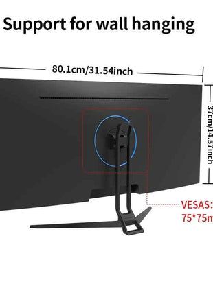34-inch UltraWide 120Hz Gaming Monitor IPS Direct-View Panel 21:9 UltraWide Screen 2K Resolution (2560x1080) No Built-in Speaker