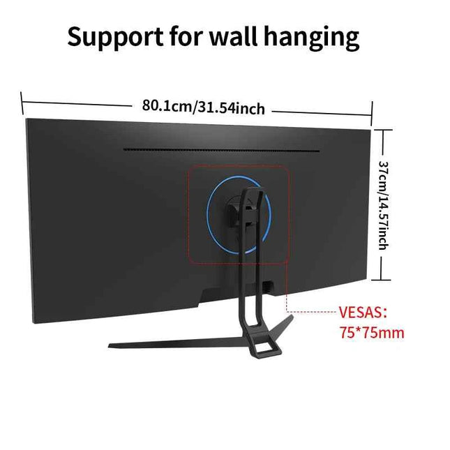 34-inch UltraWide 120Hz Gaming Monitor IPS Direct-View Panel 21:9 UltraWide Screen 2K Resolution (2560x1080) No Built-in Speaker