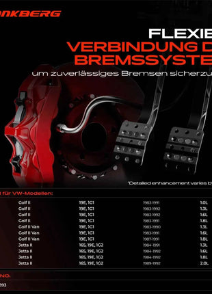 Tubo Servosterzo Frankberg 1x per VW Golf II 19E 1G1 Jetta II 165 19E 1G2 1.0L-2.0L 3401764 191422893