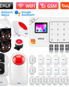 KERUI W181 Wireless WiFi GSM Burglar Alarms Home Alarm System 433MHZ Tuya Smart Life App for Home Security Protection Alexa