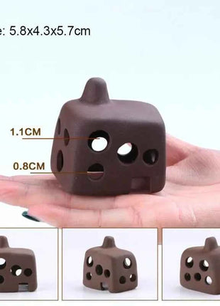 Ceramic House Fish Tank Aquarium Decoration Fish Shrimps Shelter House Pottery Scorpion House Canister Simulation Stone Ornament