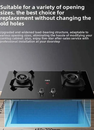 Vanward Gas Stove Home Kitchen Natural Gas LPG Cooking Stove with High Efficiency LAL