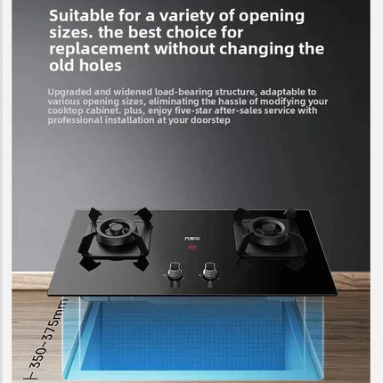 Vanward Gas Stove Home Kitchen Natural Gas LPG Cooking Stove with High Efficiency LAL