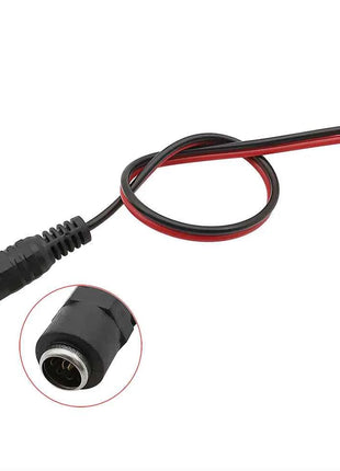 2.1x5.5mm DC maschio femmina cavo di alimentazione Pigtail connettore filo 12V 1A DC connettori barilotto di alimentazione 25CM per telecamera di sicurezza CCTV