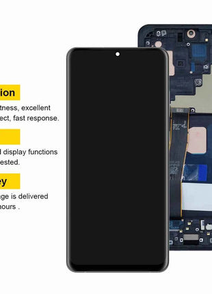 AMOLED Per Samsung Galaxy S20Ultra G988 G988U G988B/DS Display LCD Touch Screen Digitizer con Cornice Per Samsumg S20 Ultra LCD