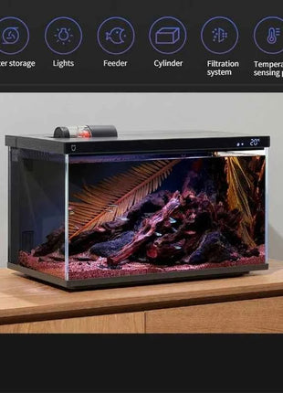 Mijia Smart Fish Tank MYG100 Work with Mijia APP Mobile Controlled Remote Feeding Smart Lighting System Light Aquarium