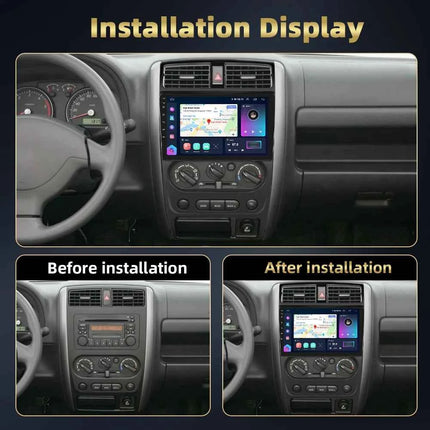 Podofo 8Core AI Voice Car Audio For Suzuki Jimny 2007-2012 Multimedia Player Android Auto Carplay WIFI 4G Bluetooth Car Stereo