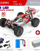 WLtoys 144001 1:14 RC Racing Car 65Km/H 2.4G Remote Control High Speed Off-Road Drift Shock Absorption Adult Boys Toys Kids Gift