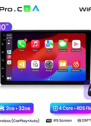Junsun Qualcomm 8-Core 360 View Camera Universal Stereo 7" 9" 10" Car Radio CarPlay Android Auto Multimedia Player GPS DSP WiFi