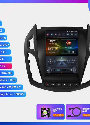 360Camera 9.7inch 2 DIN Android 13 Car Radio for FORD Transit /Tourneo Connect 2013-2018 Car Multimedia Stereo Carplay Autoradio