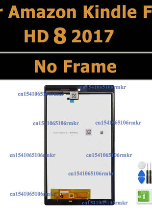 Display LCD per Amazon Fire HD 8 (2017/2020/2022) - Touch Screen Digitizer Ricambio K72LL4 KFONWI SX034QT