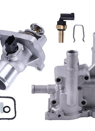 Coperchio alloggiamento termostato in alluminio per Chevrolet Chevy Cruze Aveo Orlando per Opel Astra Zafira Signum Moka 96984103 96817255