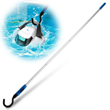 Gancio per palo per pulizia piscina robot Gancio per recupero piscina in plastica staccabile Accessori per gancio per palo telescopico per robot aspirapolvere per piscina