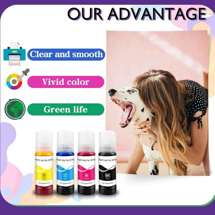544 103 104 522 Dye Ink For Epson Ecotank with L3250 L4150 L1110 2750 L3100 4700 4750 ET-2400 ET-2720 Printer Compatible Desktop
