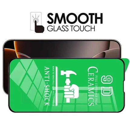 4PCS Pellicola ceramica trasparente per iPhone 17 16 15 14 11 13 12 Pro Max Air 16e 15 14 16 Plus 13 12 Mini XS Max XR X 8 Protezione schermo
