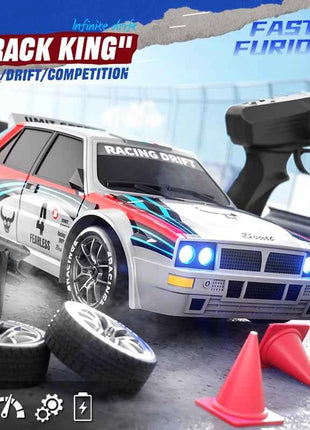 2025 New 4WD RC Car 1:24 Scale Four-wheel Drive Drift With Two Speed Settings 20 km/h LED Light Children Toys Rechargeable SG204