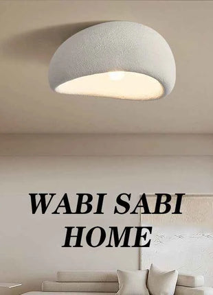 Moderna Wabi Sabi E27 Plafoniera a LED Nordic Soggiorno Camera da letto Lampada Apparecchio di illuminazione per la casa Bar Sala da pranzo Lampadario a soffitto