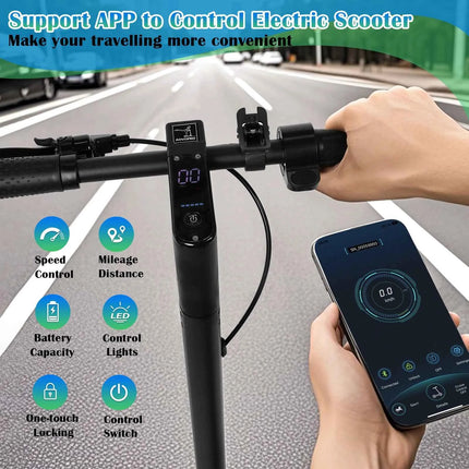 AOVOPRO TX01 Electric Scooter 500W Powerful Motor 35KM/H 45KM 42V14.5AH 10Inch Pneumatic Tyre Smart Foldable A1MAX EScooter