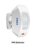 KERUI W184 4G WiFi GSM Alarm System Wireless Unit Home Tuya Smart APP Control Anti-Theft Motion Sensor Alexa Support Motion Sensor
