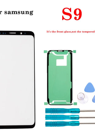 1Set Nuovo Display LCD Frontale In Vetro Esterno Touch Screen Esterno Pannello Obiettivo Per Samsung Galaxy S8 S9 S10 S20 Nota 8 9 10 Plus Ultra