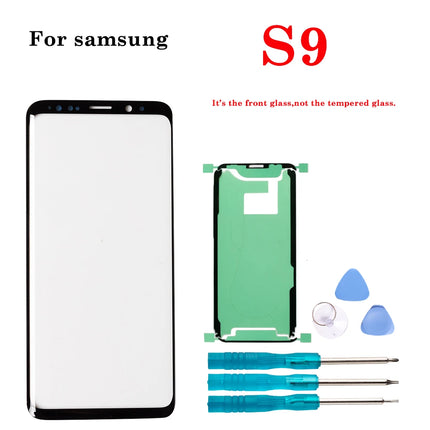 1Set Nuovo Display LCD Frontale In Vetro Esterno Touch Screen Esterno Pannello Obiettivo Per Samsung Galaxy S8 S9 S10 S20 Nota 8 9 10 Plus Ultra
