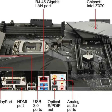 ASUS ROG STRIX Z370-F GAMING LGA1151 DDR4 DP HDMI DVI M.2 Z370 ATX