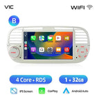 AWESAFE Wireless CarPlay Car Radio for FIAT 500 500C Abarth 2007-2015 with Android Auto GPS Navigation Smart System RDS DSP FM